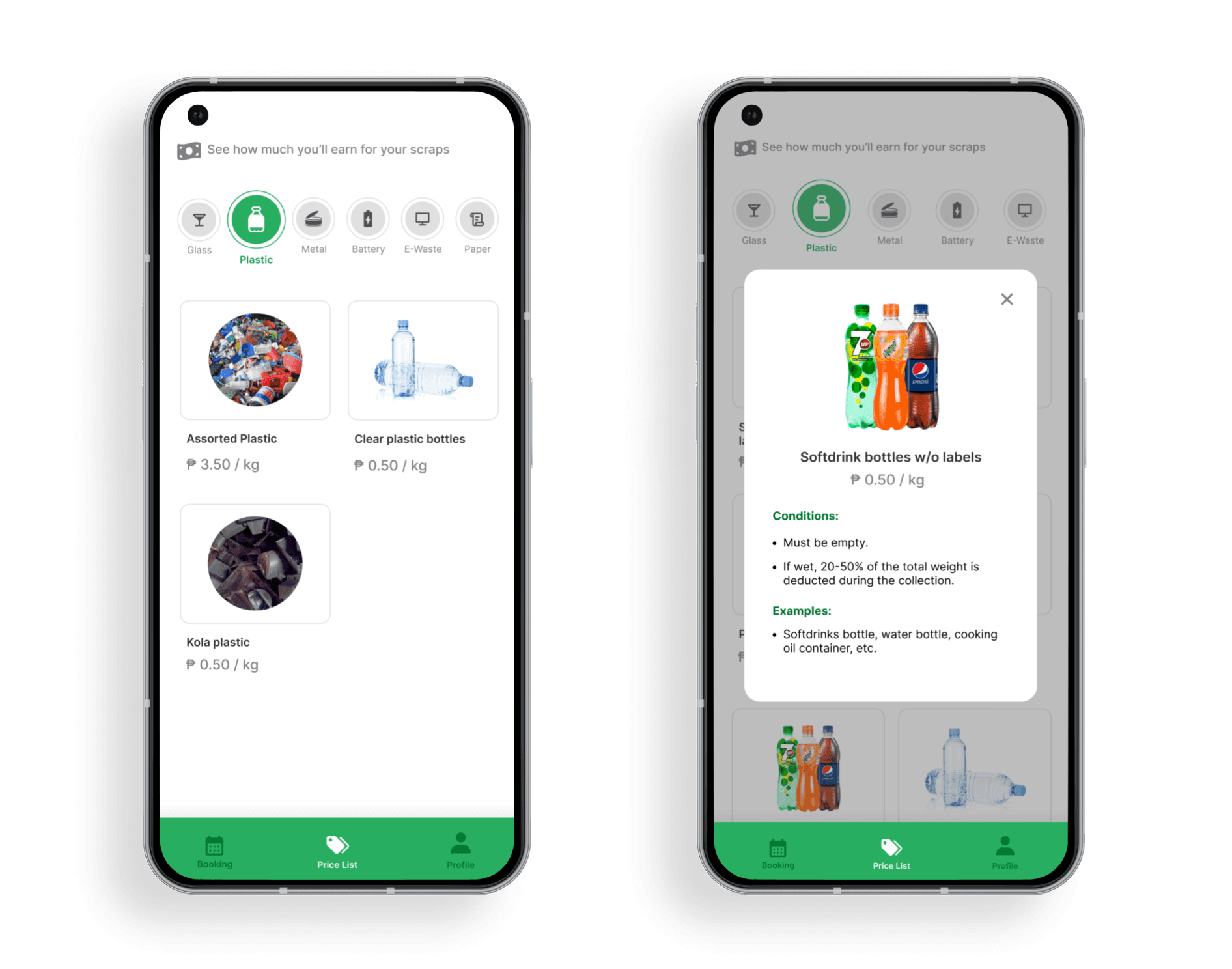 ScrapCycle App Phones
